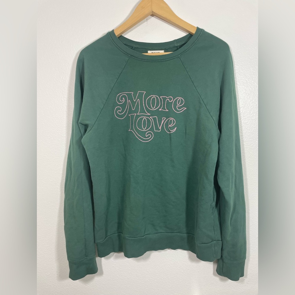 Anthropologie Back When Green Sweater - Picture 4 of 17